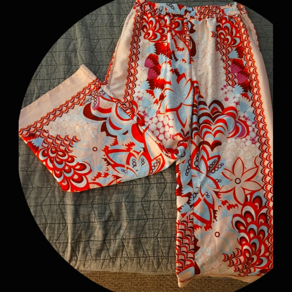 Zara satin pants